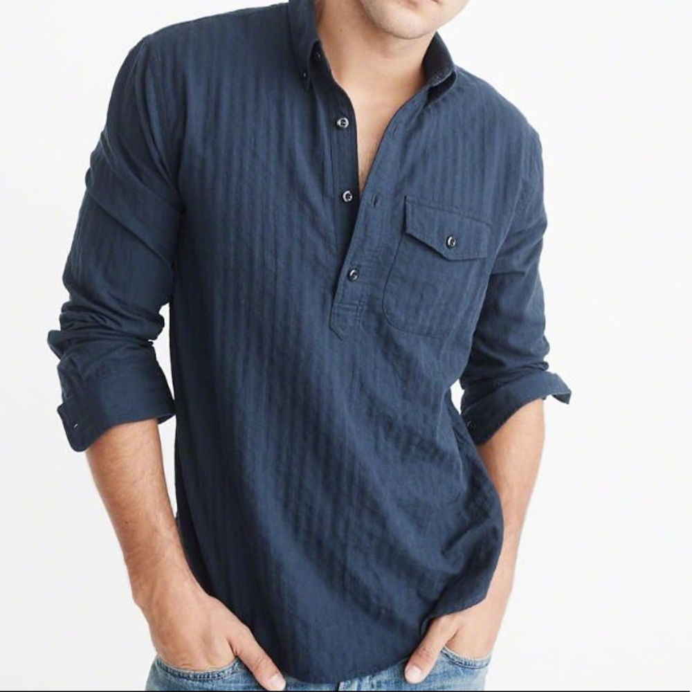 Abercrombie & Fitch Popover Long Sleeve